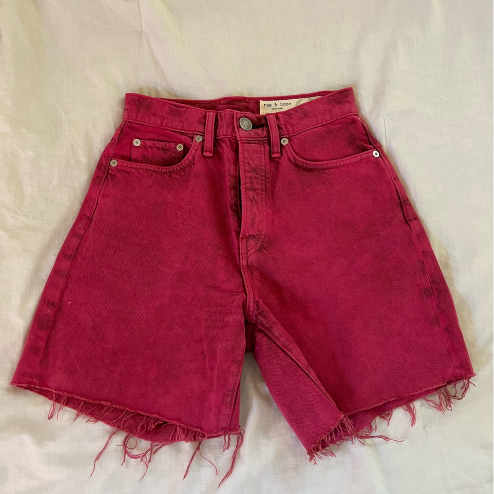 rag & bone Pink Jean Shorts